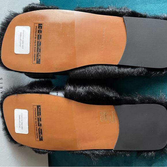 New Robert Clergerie Irina Faux Fur Slide Size 6 - Picture 6 of 8
